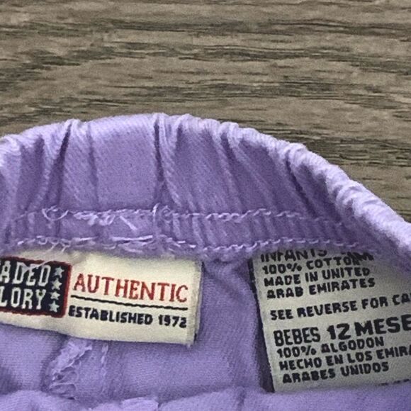 Faded Glory | Girls 12M Summer Purple Pink SHORTS - Picture 6 of 6